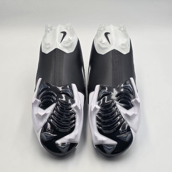 Nike Vapor Edge Air Diamond Turf 93 TD Size 8.5 Cleats HF5298-101 White Black main image 5